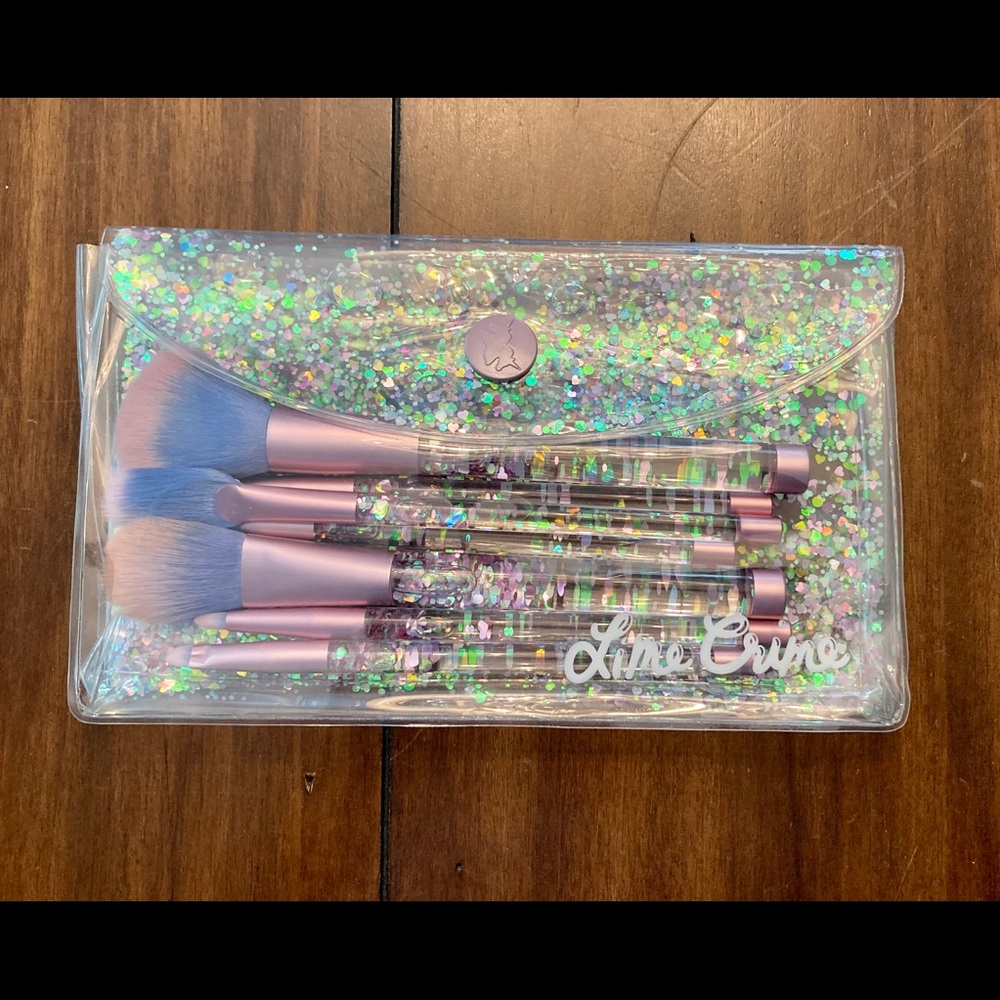 Lime Crime Aquarium Liquid Glitter Brush Set